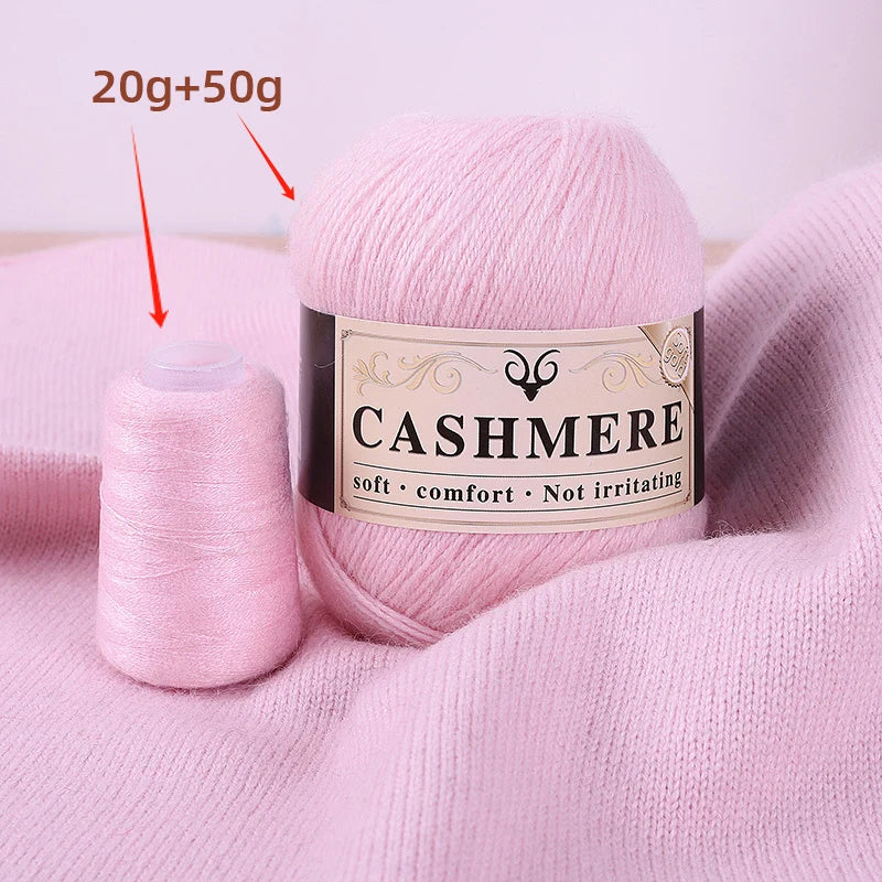 Cashmere Yarn for Hand Knitting – Soft Luxury Yarn for Sweaters, Woolen Garments & Handmade Crafts