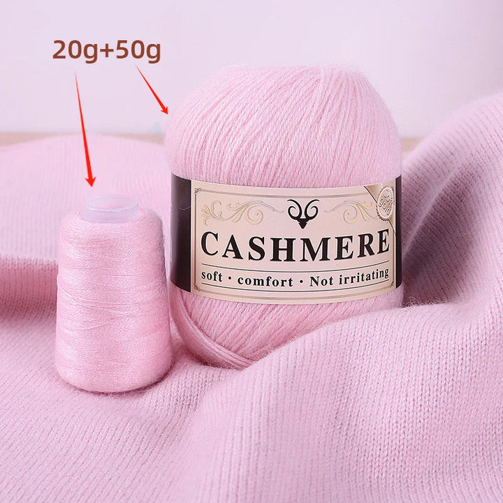 Cashmere Yarn for Hand Knitting – Soft Luxury Yarn for Sweaters, Woolen Garments & Handmade Crafts