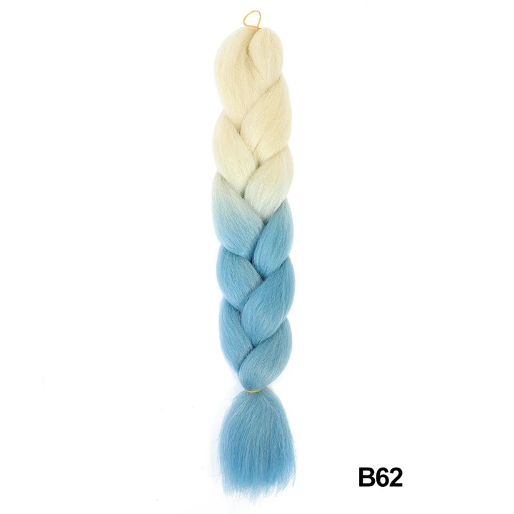 Synthetic 24 Inch 100g Ombre Jumbo Braiding Hair – Kanekalon Twist Extensions