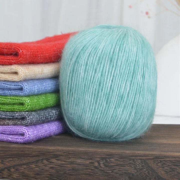 300g High-Quality Cashmere Yarn – Lightweight Multi-Color Yarn for Sweaters, Jackets, Scarves & Hats (6pcs Pack)