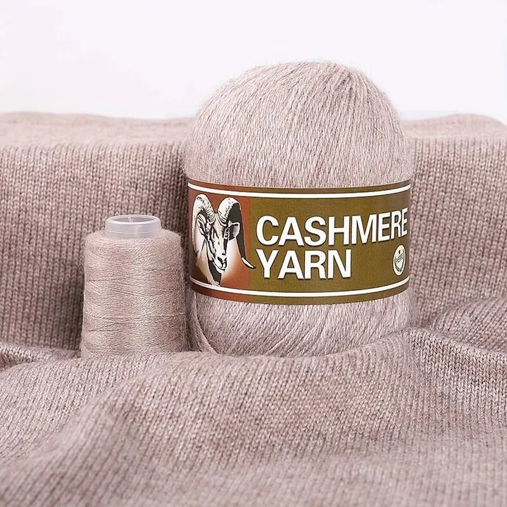 Cashmere Knitting Yarn Balls (6 Pack) – Soft Luxury Yarn for Sweaters, Hats, Scarves & DIY Crafts