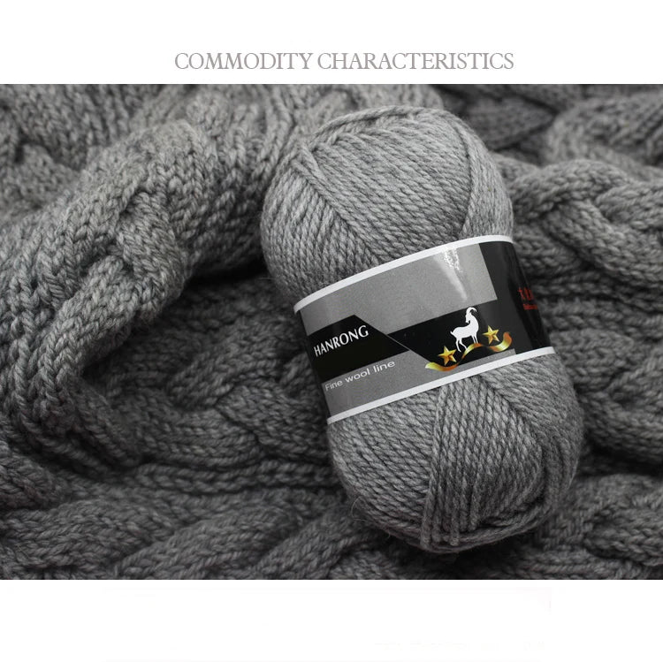 400g Thick Alpaca Wool Yarn – Chunky Knitting Yarn for Sweaters, Scarves, Hats & Coats (4 Skeins Pack)