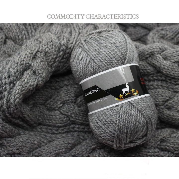 400g Thick Alpaca Wool Yarn – Chunky Knitting Yarn for Sweaters, Scarves, Hats & Coats (4 Skeins Pack)