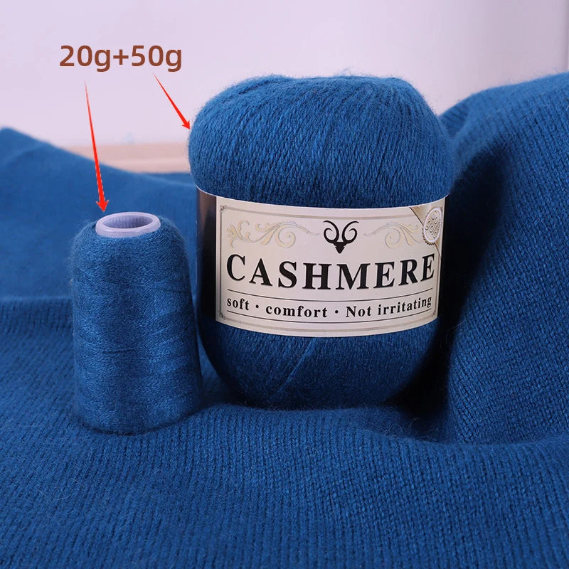 Cashmere Yarn for Hand Knitting – Soft Luxury Yarn for Sweaters, Woolen Garments & Handmade Crafts