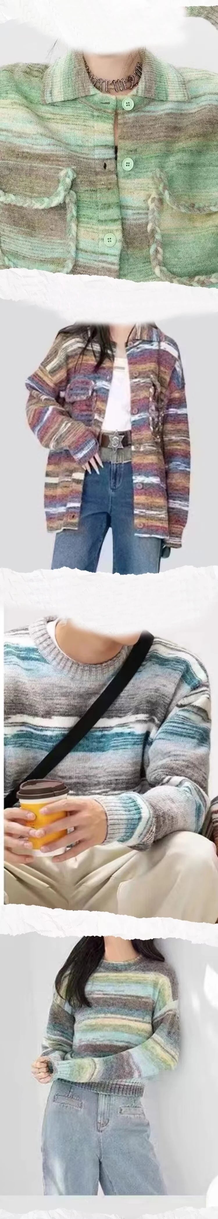 250g Oil Painting Gradient Alpaca Yarn – Soft Knitting & Crochet Yarn for Sweaters, Scarves, Hats & Shawls (10pcs)