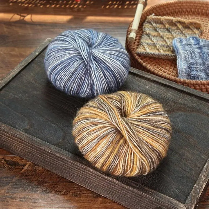 150g Camouflage Cotton Yarn – Medium-Thick Combed Yarn for Knitting & Crochet (3 Pieces/Pack)