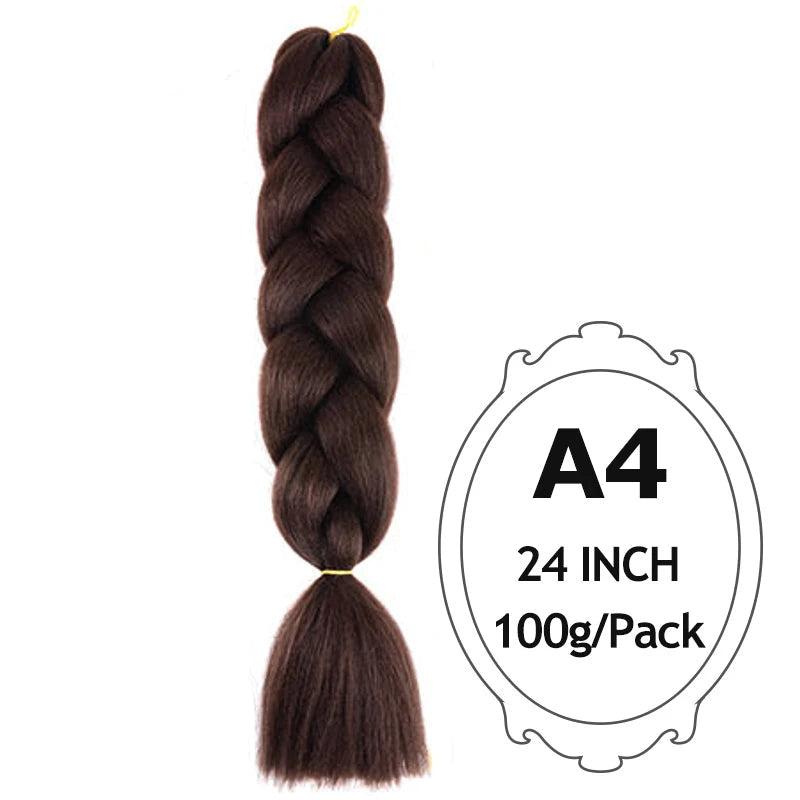 Braided hair extension with on a white background