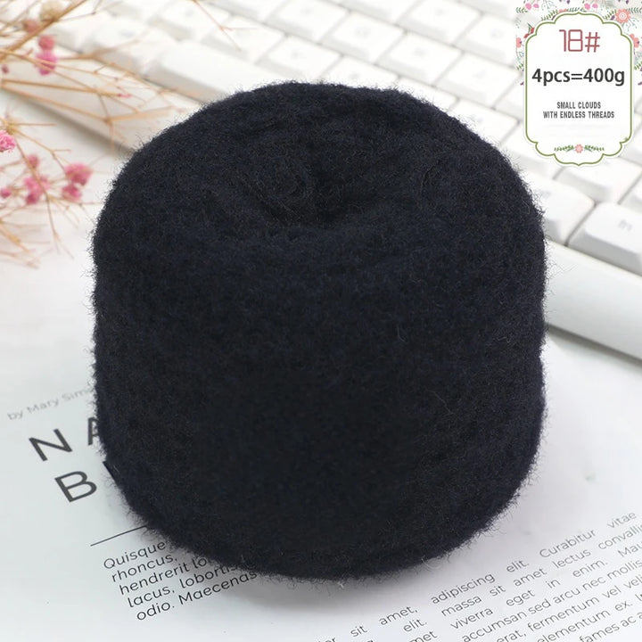 400g Soft Warm Knitting Yarn (4 Pack) – Medium Thick Yarn for Sweaters, Scarves, Hats & DIY Crafts