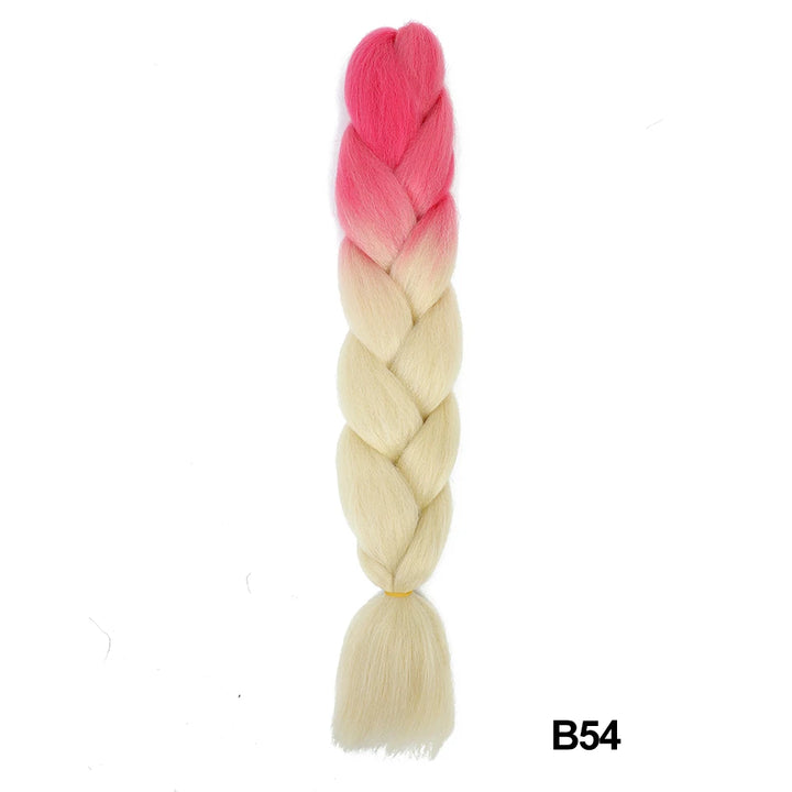 Synthetic 24 Inch 100g Ombre Jumbo Braiding Hair – Kanekalon Twist Extensions