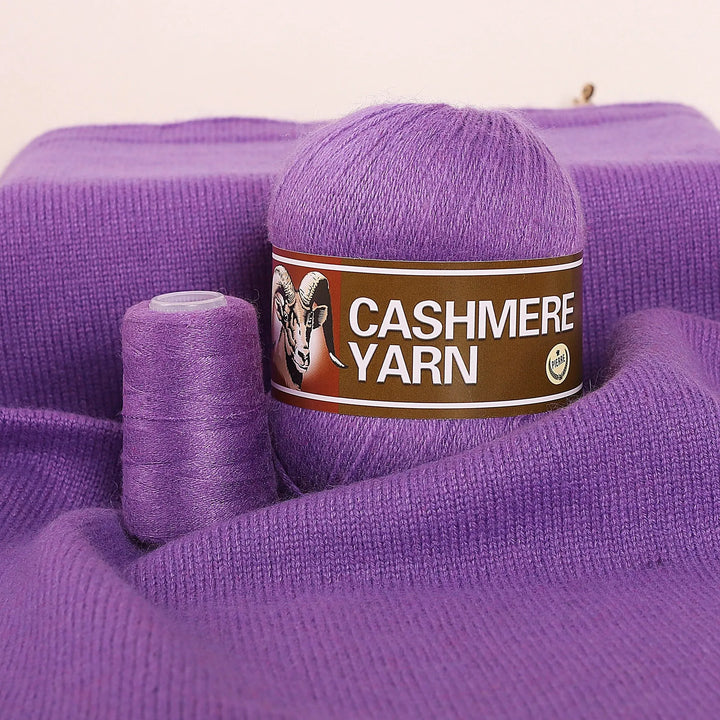 Cashmere Knitting Yarn Balls (6 Pack) – Soft Luxury Yarn for Sweaters, Hats, Scarves & DIY Crafts