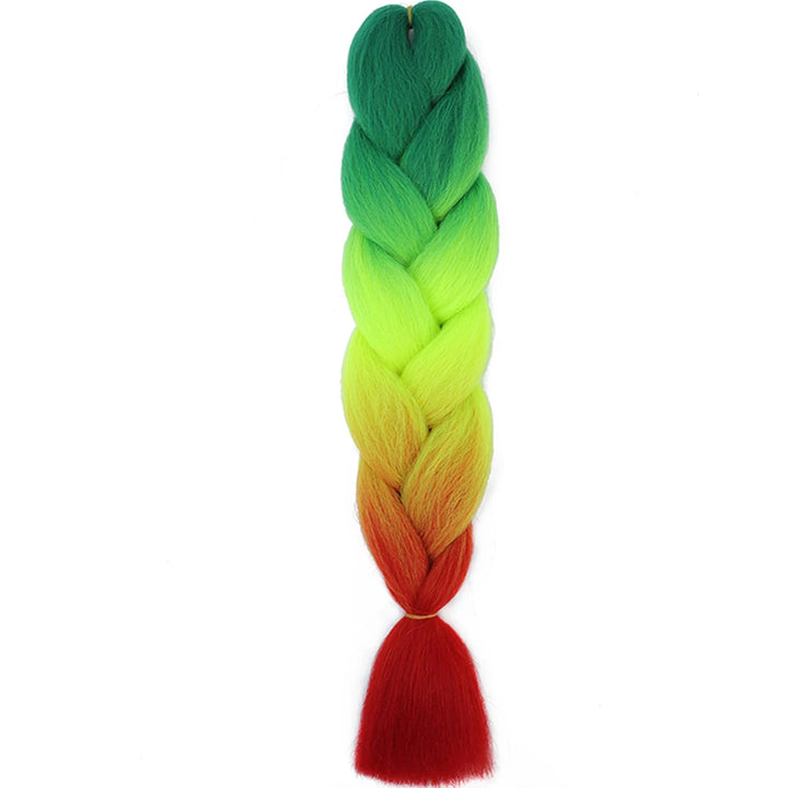 24 Inch Jumbo Braids Extensions – Synthetic Afro Ombre Kanekalon Braiding Hair for Children 22