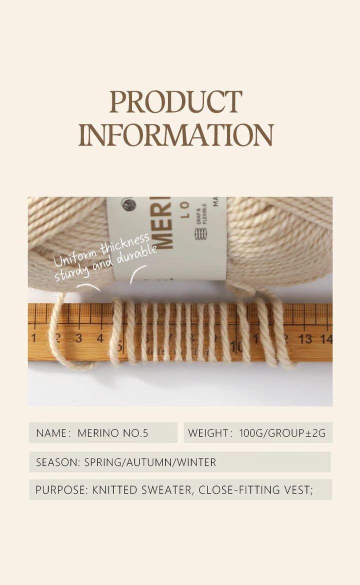 400g Alpaca Wool Blend Yarn Set (4 Pieces) – 245 Stick-Needle Medium-Thick Yarn for Sweaters, Coats, Scarves & DIY Crafts