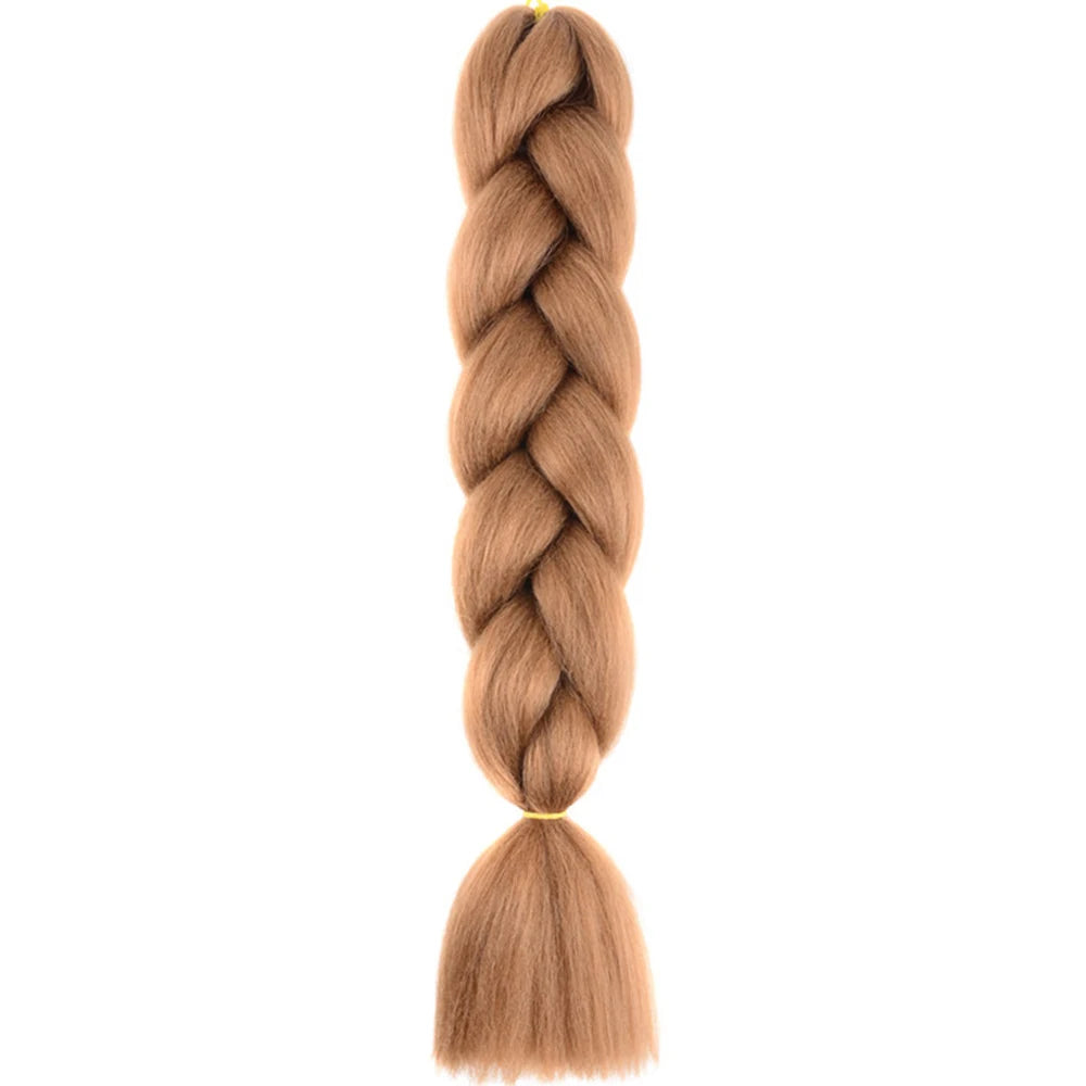24 Inch Jumbo Braids Extensions – Synthetic Afro Ombre Kanekalon Braiding Hair for Children 22