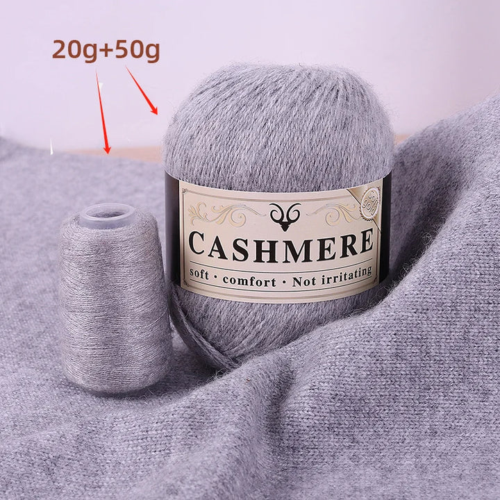 Cashmere Yarn for Hand Knitting – Soft Luxury Yarn for Sweaters, Woolen Garments & Handmade Crafts