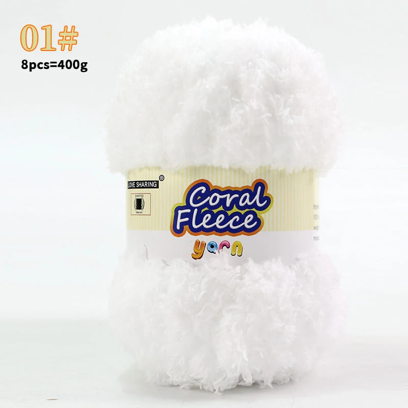 Soft Coral Yarn – Fluffy, Skin-Friendly Knitting Yarn for Sweaters, Scarves & DIY Winter Wearables