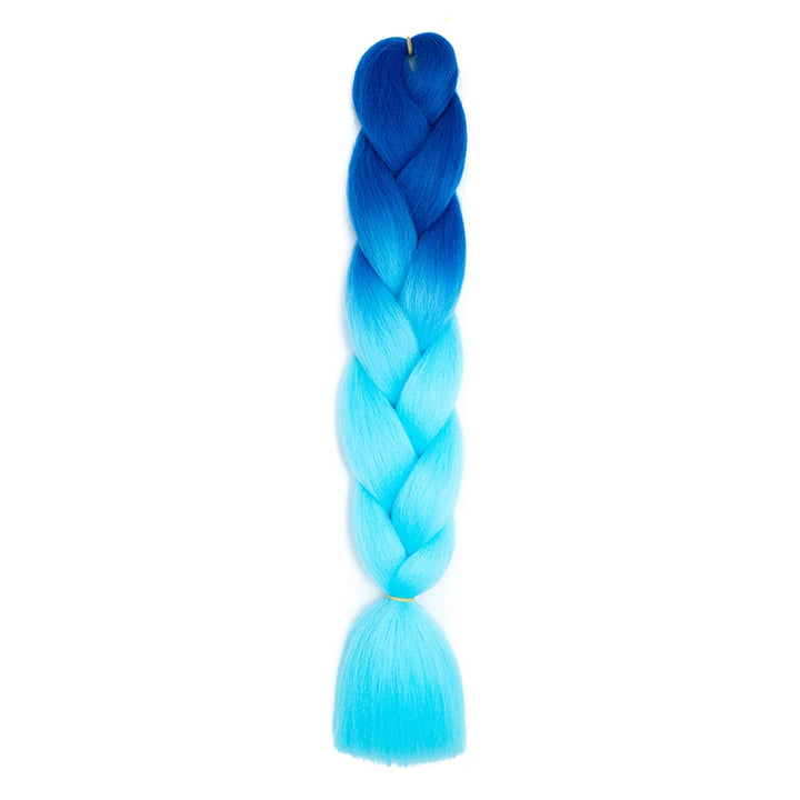 24 Inch Jumbo Braids Extensions – Synthetic Afro Ombre Kanekalon Hair for Children