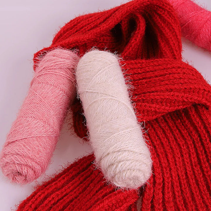 500g Soft Fluffy Bulky Yarn (5 Pack) – Hand-Knitting Yarn for Sweaters, Scarves, Coats & DIY Crafts