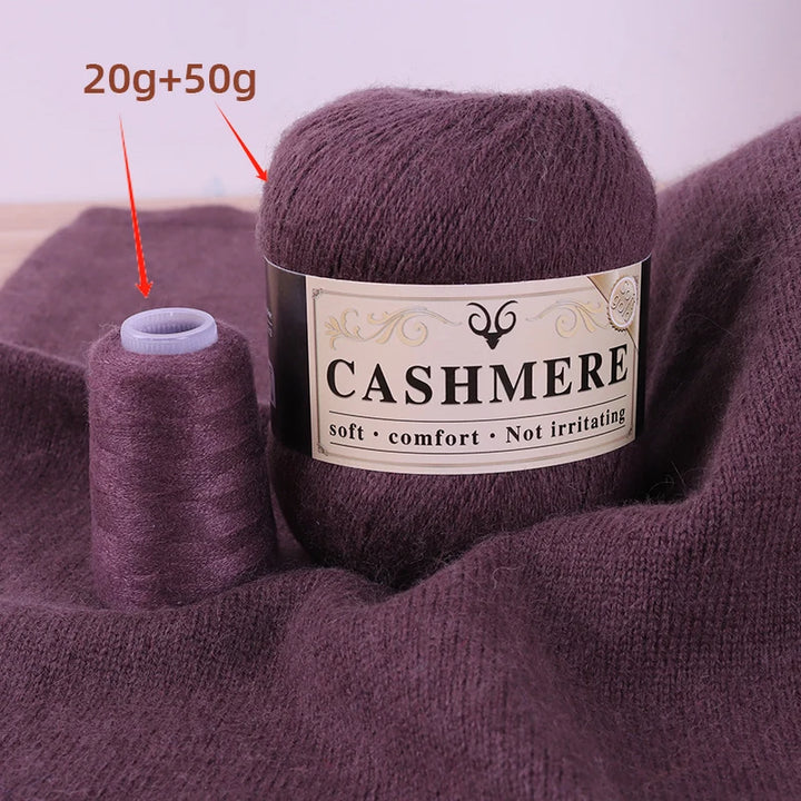 Cashmere Yarn for Hand Knitting – Soft Luxury Yarn for Sweaters, Woolen Garments & Handmade Crafts