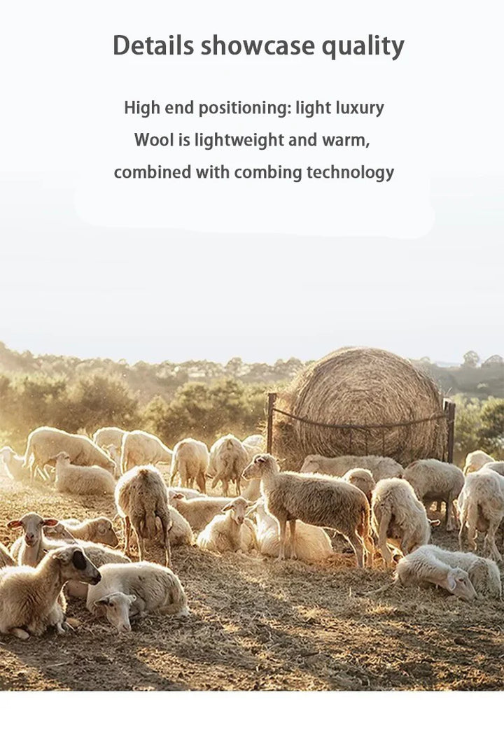 Segment-Dyed Rainbow Wool Yarn – Colorful Knitting Yarn for Sweaters, Scarves, Hats & Gloves