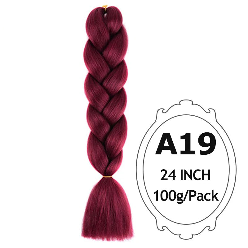 Braided hair extension with on a white background