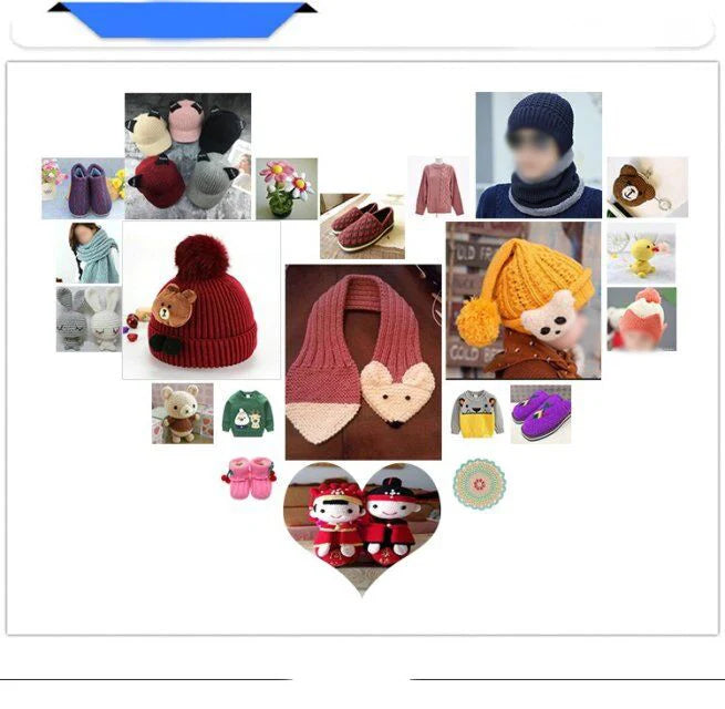 245g Medium-Thick Handmade Knitting Yarn – Multi-Purpose Yarn for Sweaters, Hats & Accessories