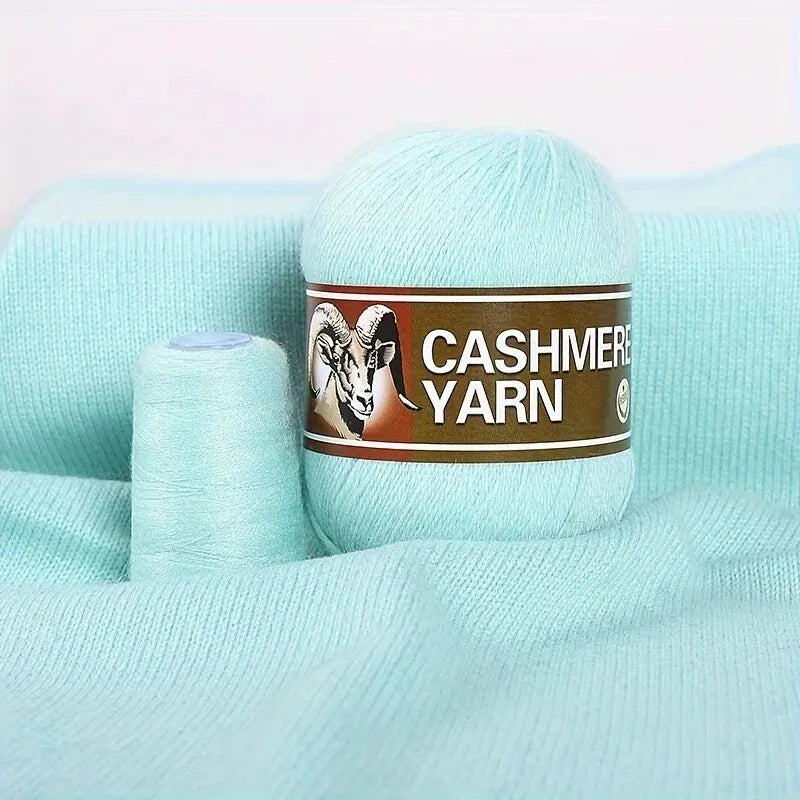 Cashmere Knitting Yarn Balls (6 Pack) – Soft Luxury Yarn for Sweaters, Hats, Scarves & DIY Crafts