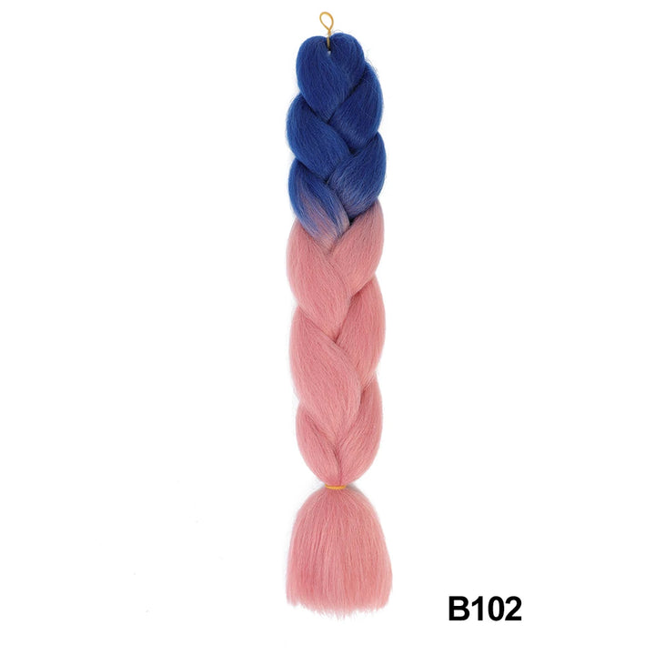 Synthetic 24 Inch 100g Ombre Jumbo Braiding Hair – Kanekalon Twist Extensions