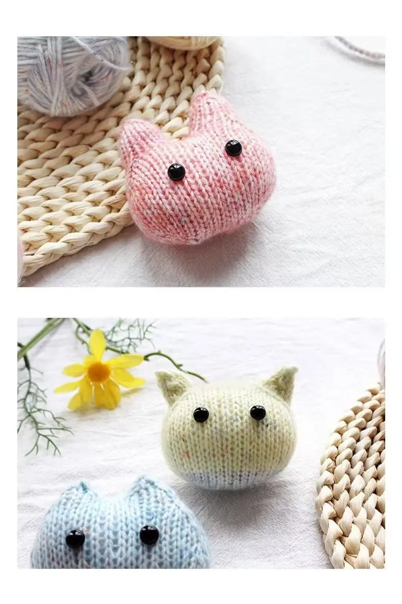 150g Colorful Dot Spray Yarn – Medium-Thick Cotton Yarn for Hand-Knitting (3 Pcs / Pack)