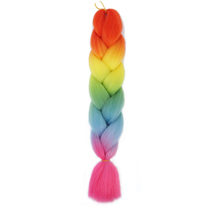 24 Inch Jumbo Braids Extensions – Synthetic Afro Ombre Kanekalon Hair for Children