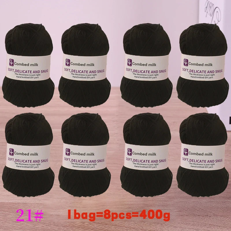 4-Strand Synthetic Knitting Yarn – Soft DIY Craft Yarn for Sweaters, Scarves & Blankets