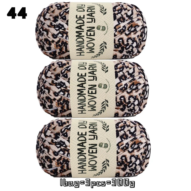 High-Quality Polyester Fabric Yarn – High-Elastic Yarn for Bags, Slippers & DIY Handmade Crafts