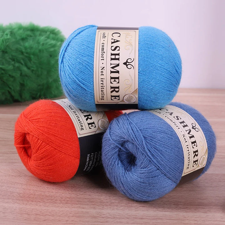 Cashmere Yarn for Hand Knitting – Soft Luxury Yarn for Sweaters, Woolen Garments & Handmade Crafts