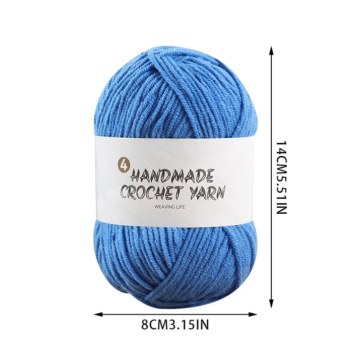 High-Quality 4-Ply Acrylic Yarn – Soft & Lightweight Knitting Yarn for Sweaters, Scarves, Coats, Gloves & DIY Crafts