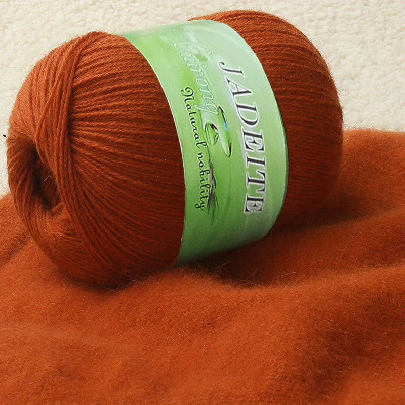 400g Luxury Cashmere Yarn Set (8 Pieces) – Combed Goat Wool for Sweaters, Scarves, Pants & Winter Knitwear