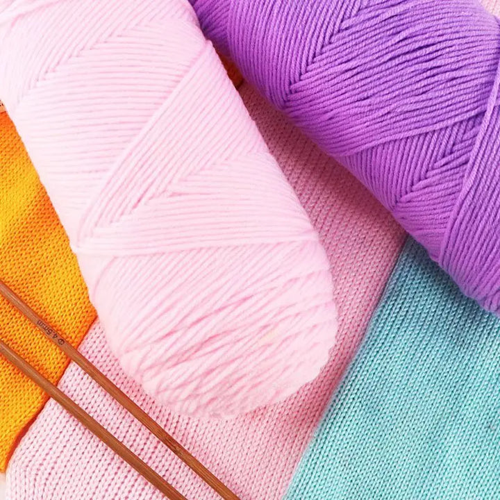 200g Soft Medium-Thick Yarn – Cozy Hand-Knitting Yarn for Sweaters, Scarves, Hats & DIY Crafts
