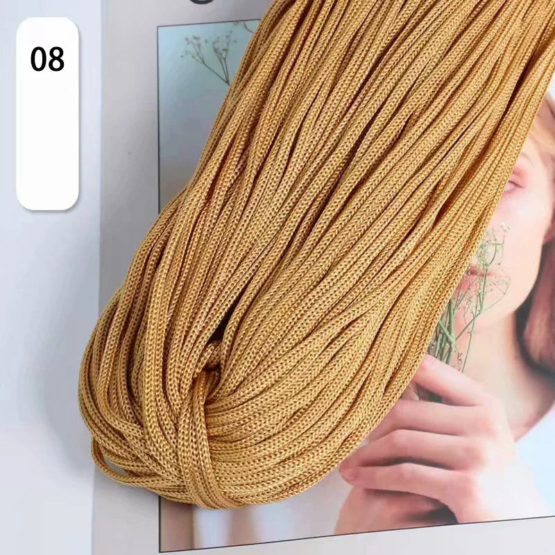 210g Ice Silk Shiny Yarn – Lightweight Summer Crochet Yarn for Sun Hats, Bags, Cushions & DIY Crafts