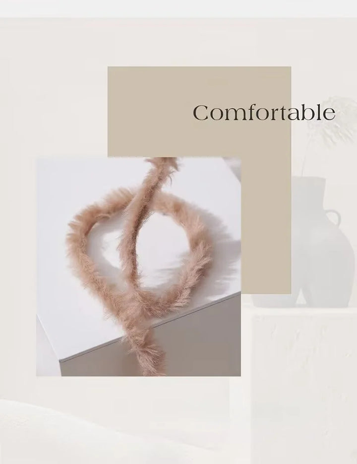 Imitation Fur Long-Haired Yarn – 400g Soft Beginner Knitting Yarn (4 Skeins Set)