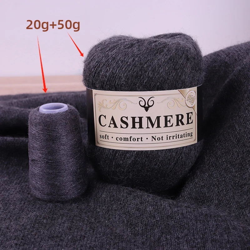 Cashmere Yarn for Hand Knitting – Soft Luxury Yarn for Sweaters, Woolen Garments & Handmade Crafts