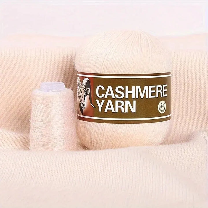 Cashmere Knitting Yarn Balls (6 Pack) – Soft Luxury Yarn for Sweaters, Hats, Scarves & DIY Crafts