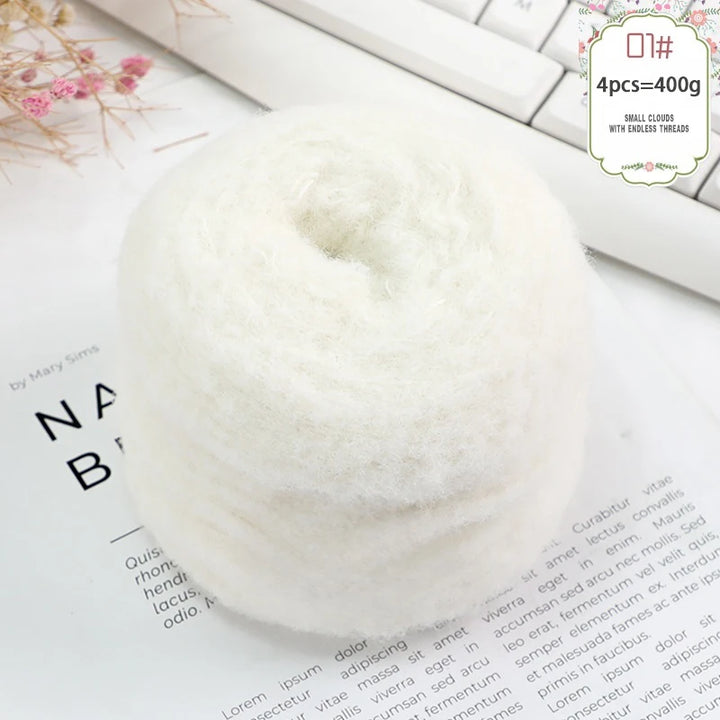 400g Soft Warm Knitting Yarn (4 Pack) – Medium Thick Yarn for Sweaters, Scarves, Hats & DIY Crafts