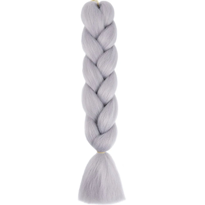 24 Inch Jumbo Braids Extensions – Synthetic Afro Ombre Kanekalon Braiding Hair for Children 22