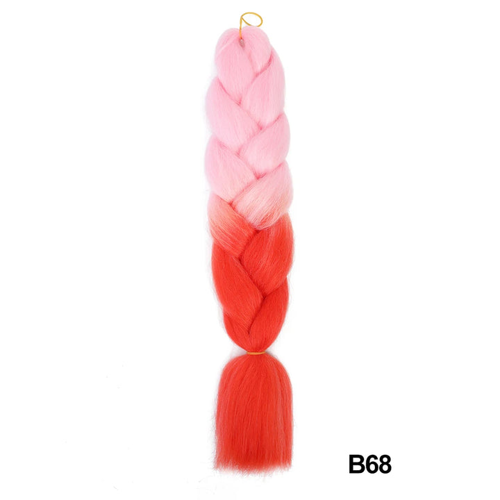 Synthetic 24 Inch 100g Ombre Jumbo Braiding Hair – Kanekalon Twist Extensions