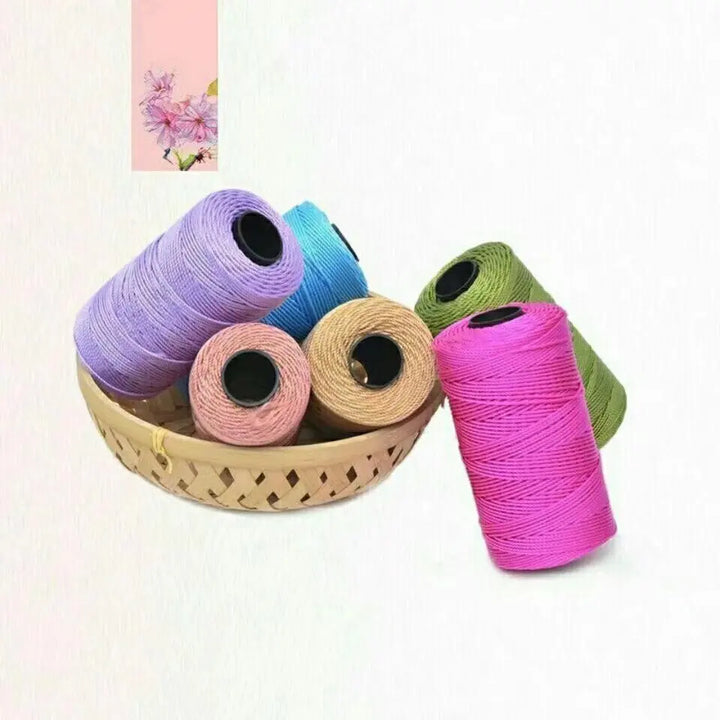 300g Summer Crochet Yarn – Handmade DIY Yarn for Hats, Bags & Home Accessories (3 Pieces/Pack)