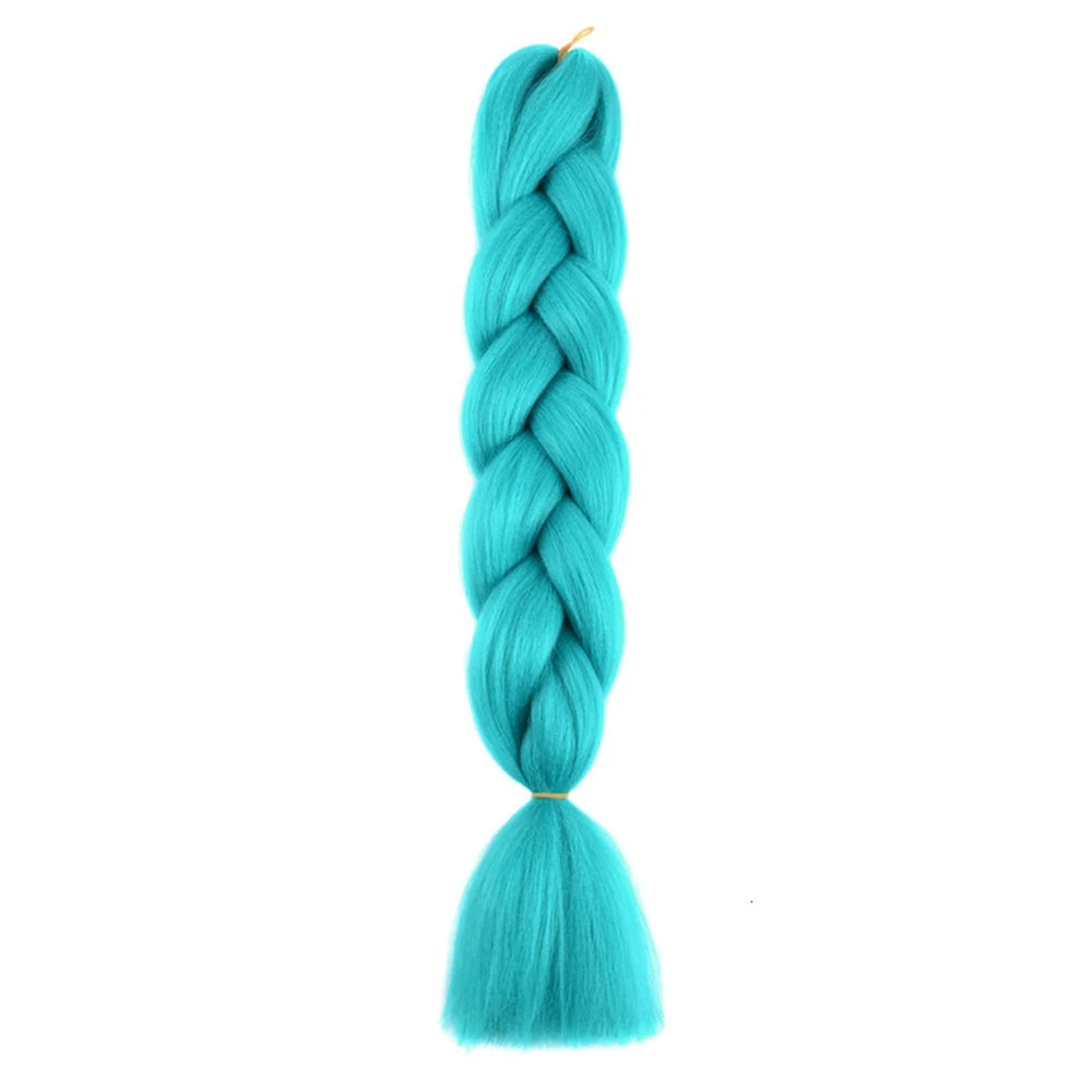 24 Inch Jumbo Braids Extensions – Synthetic Afro Ombre Kanekalon Hair for Children