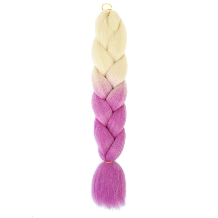 24 Inch Jumbo Braids Extensions – Synthetic Afro Ombre Kanekalon Hair for Children