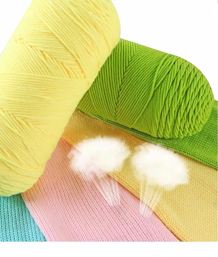 200g Soft Medium-Thick Yarn – Cozy Hand-Knitting Yarn for Sweaters, Scarves, Hats & DIY Crafts