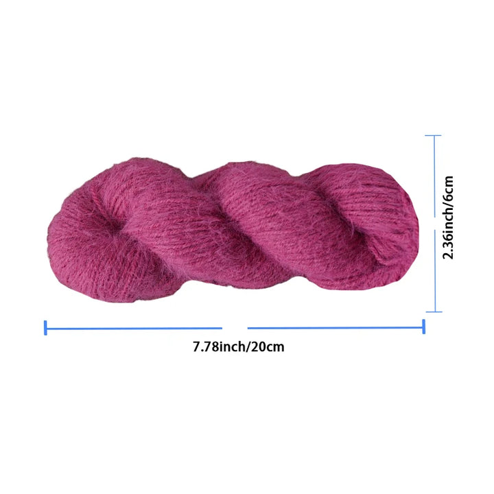 190g Colorful Gold Silk Acrylic Yarn – Medium-Thick Shiny Yarn for Bags, Cushions, Shoes & DIY Crafts