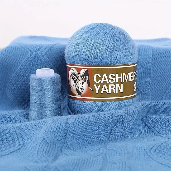 Cashmere Knitting Yarn Balls (6 Pack) – Soft Luxury Yarn for Sweaters, Hats, Scarves & DIY Crafts