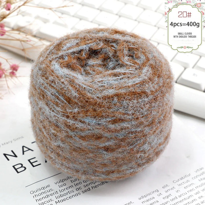 400g Soft Warm Knitting Yarn (4 Pack) – Medium Thick Yarn for Sweaters, Scarves, Hats & DIY Crafts