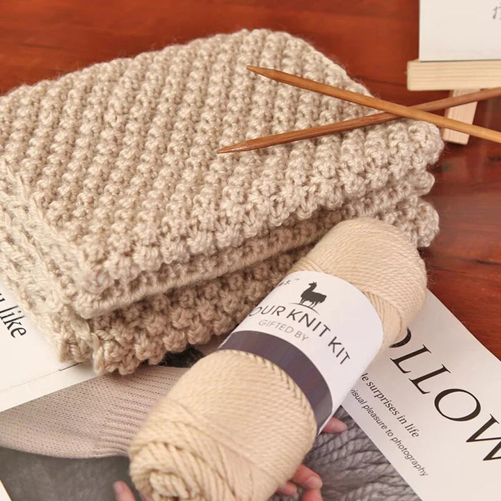 400g Alpaca Wool Yarn – Thick Pure Wool Knitting Yarn for Sweaters, Shawls & Scarves (4 Pieces/Pack)